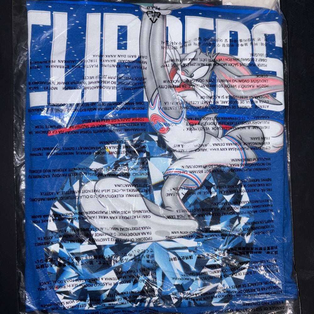 Diamond Supply Co. Blue Bugs Bunny Space Jam Graphic Tee